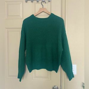 emerald sweater